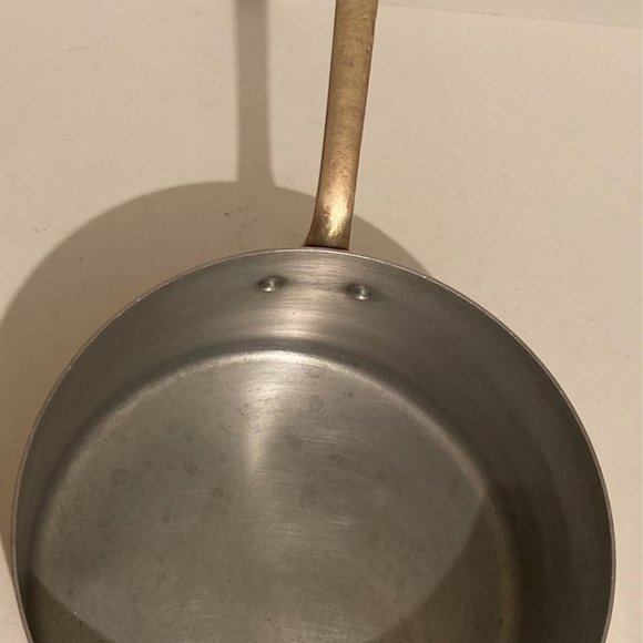Vintage Metal Copper and Brass Cooking Pot, Pan - Picture 4 of 5